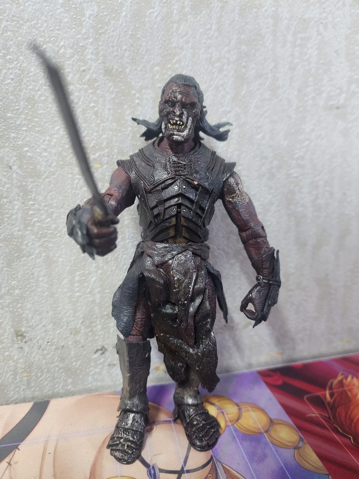 Lord Of The Rings Uruk-Hai Warrior Action Figure 2002 Toy Biz