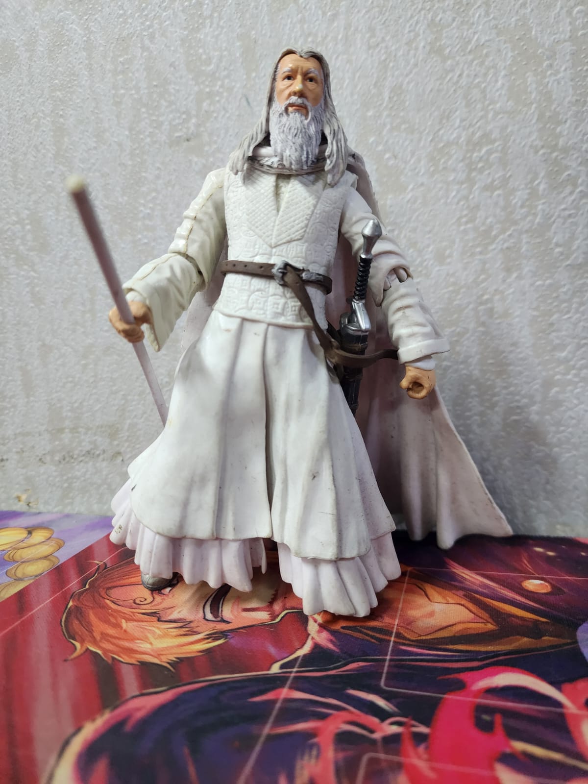 Lord of the Rings GANDALF the WHITE 2003 complete toybiz toy biz lotr two towers