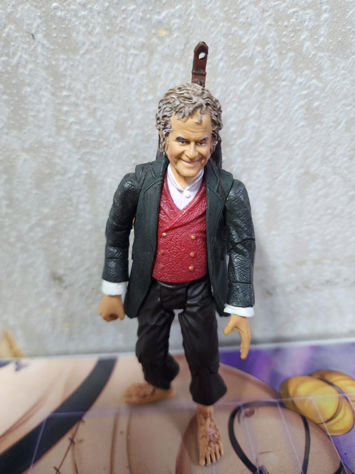 Lord of the Rings TRAVELING BILBO toy biz hobbit