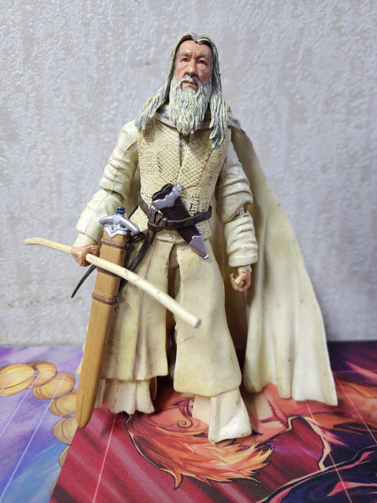 The Lord Of The Rings Two Towers Gandalf The White 6.5" Figure Toy Biz 2002