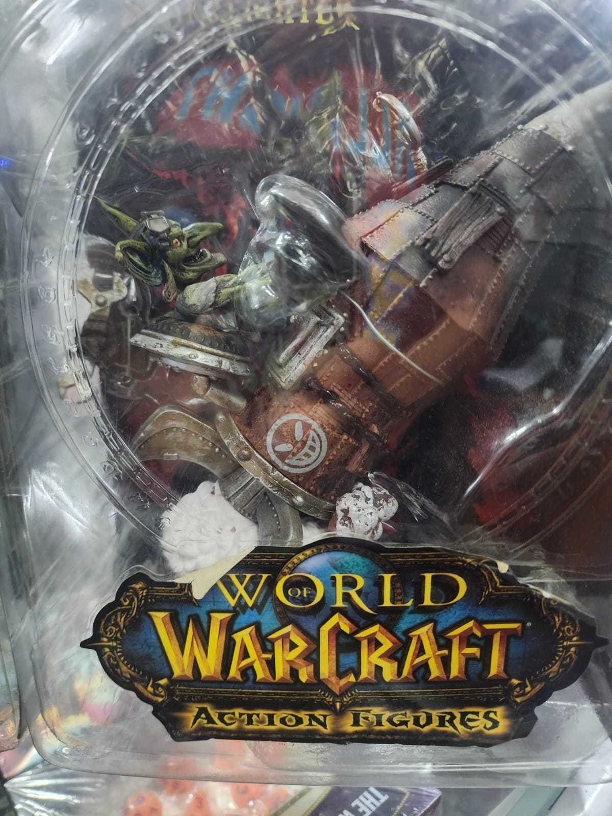 2010 DC Unlimited World of Warcraft Figures Series 6 Gibzz Sparklighter =SEALED=