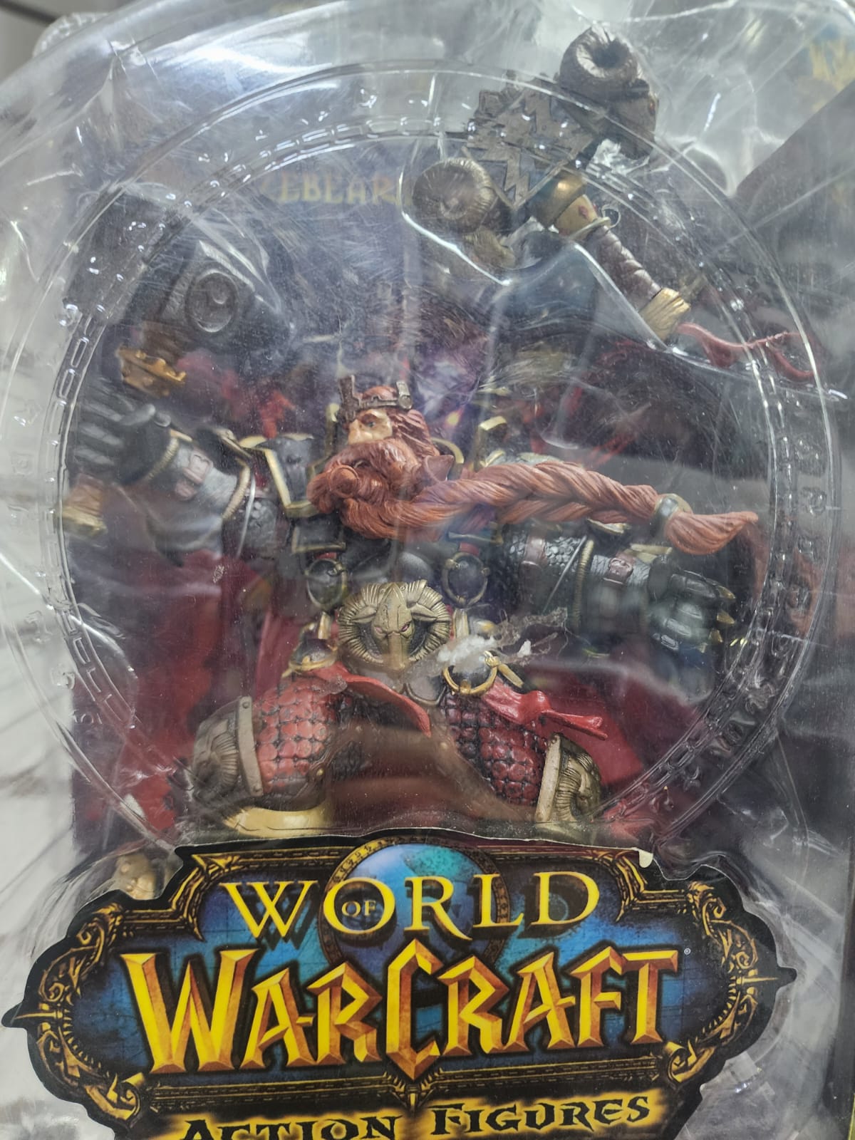 Magni Bronzebeard WoWorld of Warcraft Series 6 Magni Bronzebeard Action Figure [Dwarven King] (Boxed)rld Of warcraft Action Figure