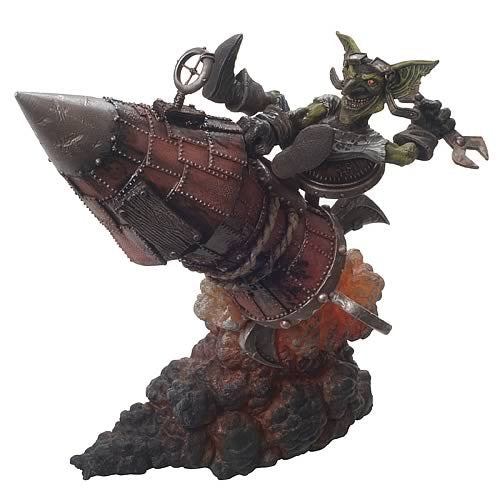 2010 DC Unlimited World of Warcraft Figures Series 6 Gibzz Sparklighter =SEALED=