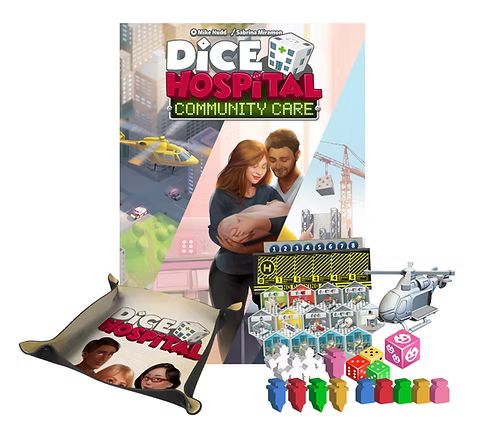 JUEGO DE MESA DICE HOSPITAL COMMUNITY CARE
